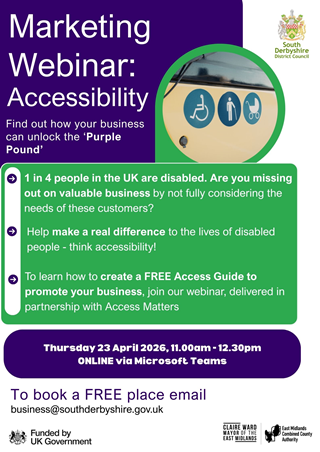 Accessibility Webinar Poster Businesses